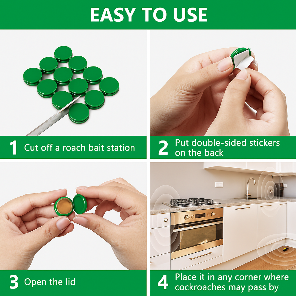 Cockroach Killer Gel (Buy 1 Get 1 Free) 24pcs