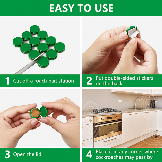 Cockroach Killer Gel (Buy 1 Get 1 Free) 24pcs