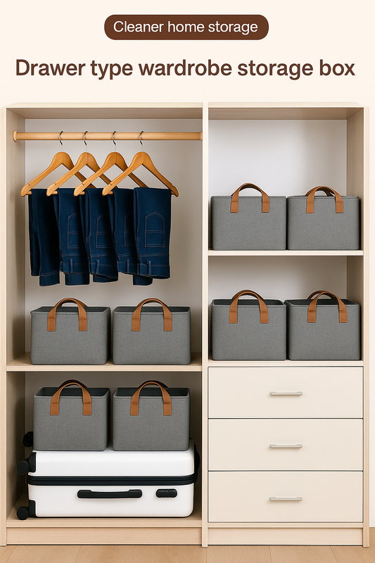 Closet Organizer-Foldable Shirts and Clothing Organizer Stacker(Buy1 Get 2Free!) Assorted Color