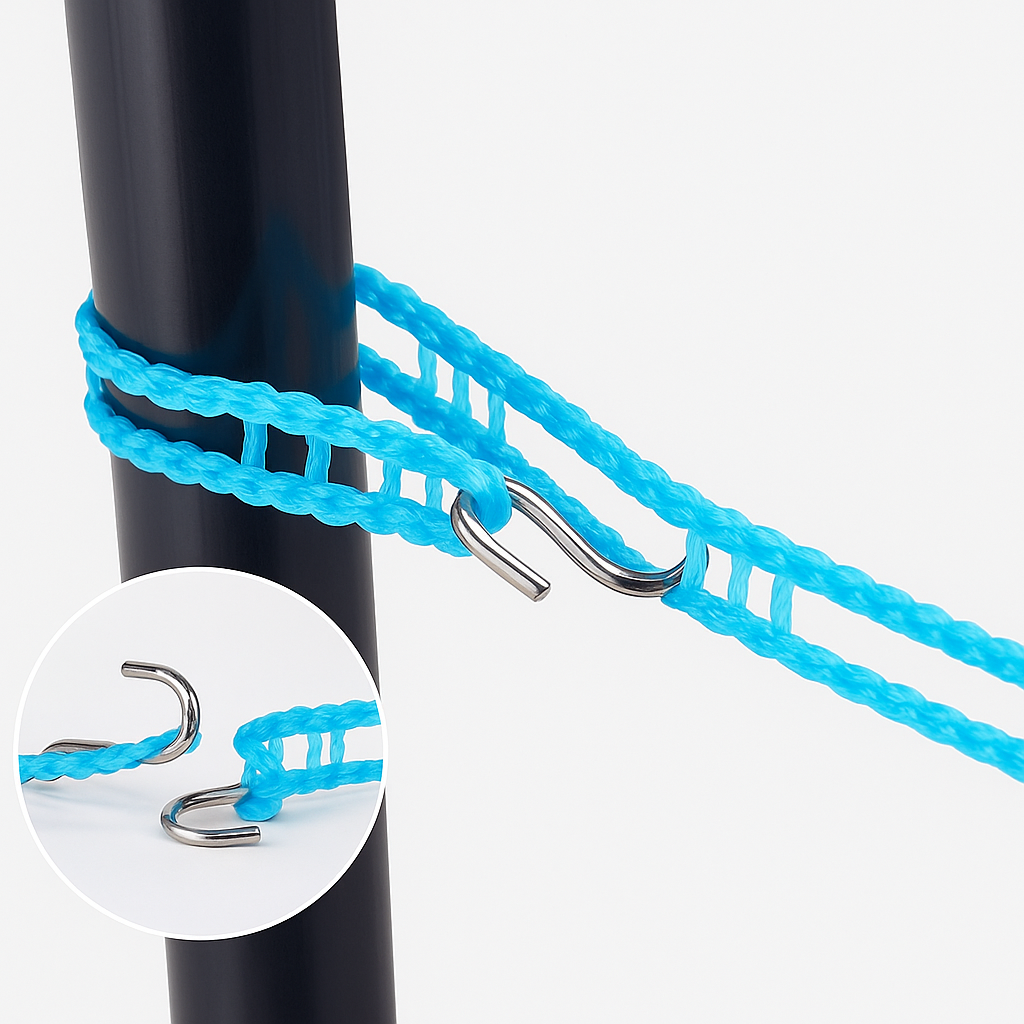 Hook & Hang Windproof Rope Kit 🪝🌬️– Nylon Lines for All-Weather Drying 🌞🏕️ | Buy 1 Get 1 FREE! 🎁