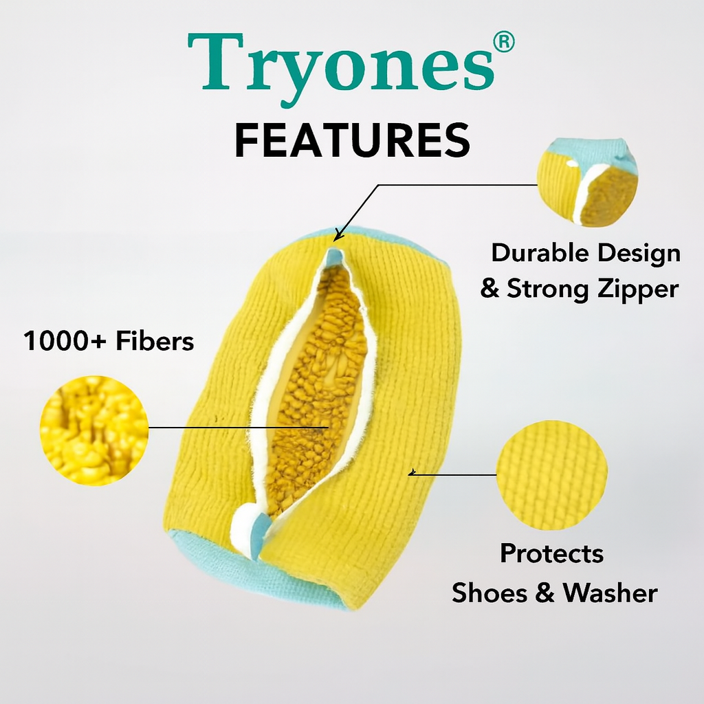 Tryones® Shoe Laundry Protector Bag – Anti-Stain