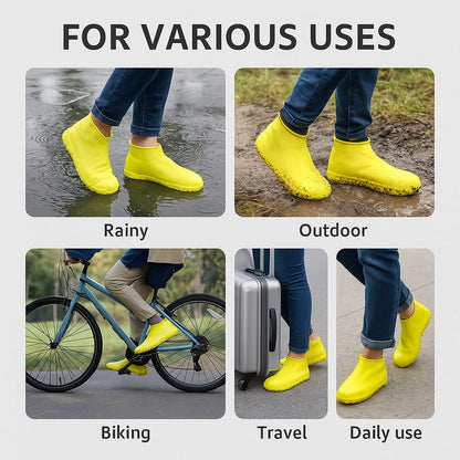 DryWalk Defender 👣💧 – Anti-Skid Silicone Shoe Cover for Rain, Mud & Snow